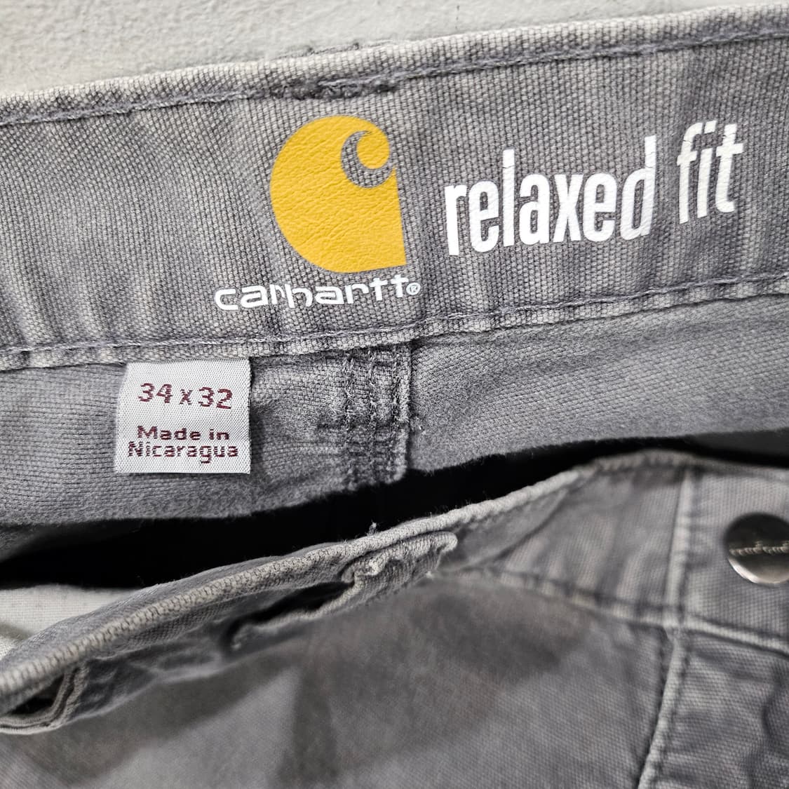 칼하트 패치워크 팬츠 34인치 상품이미지5