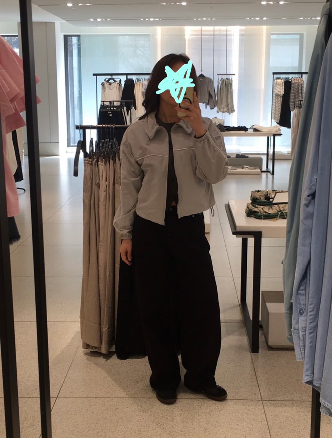 (정가55900)자라 나일론 하트스토퍼 자켓 바람막이 상품이미지4