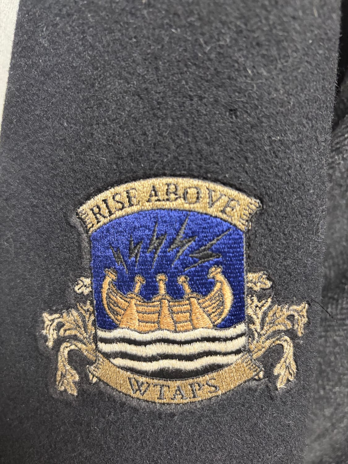 재팬메이드) 더블탭스 은장 피코트 블랙 L 100-103 상품이미지9