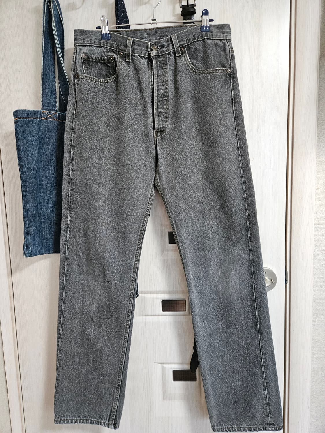 90s usa levi's 501  33x32 리바이스 빈티지 흑청 상품이미지1