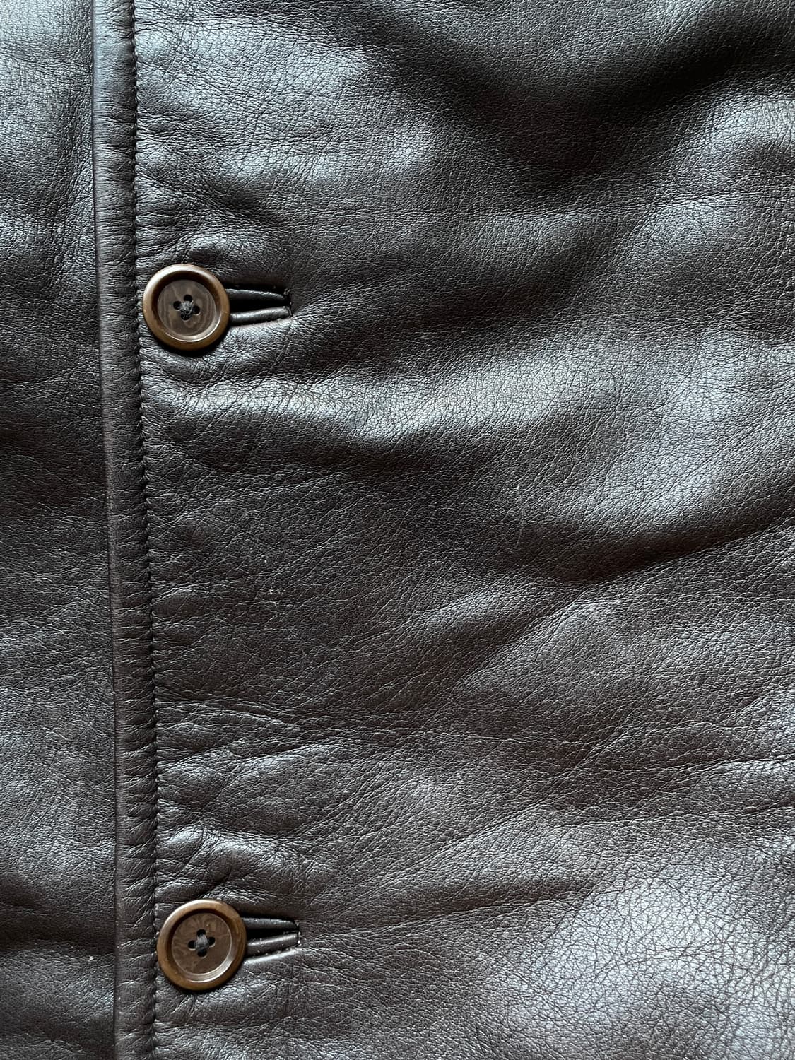 90s 올드갭 레더 카코트 브라운 gap carcoat 상품이미지6