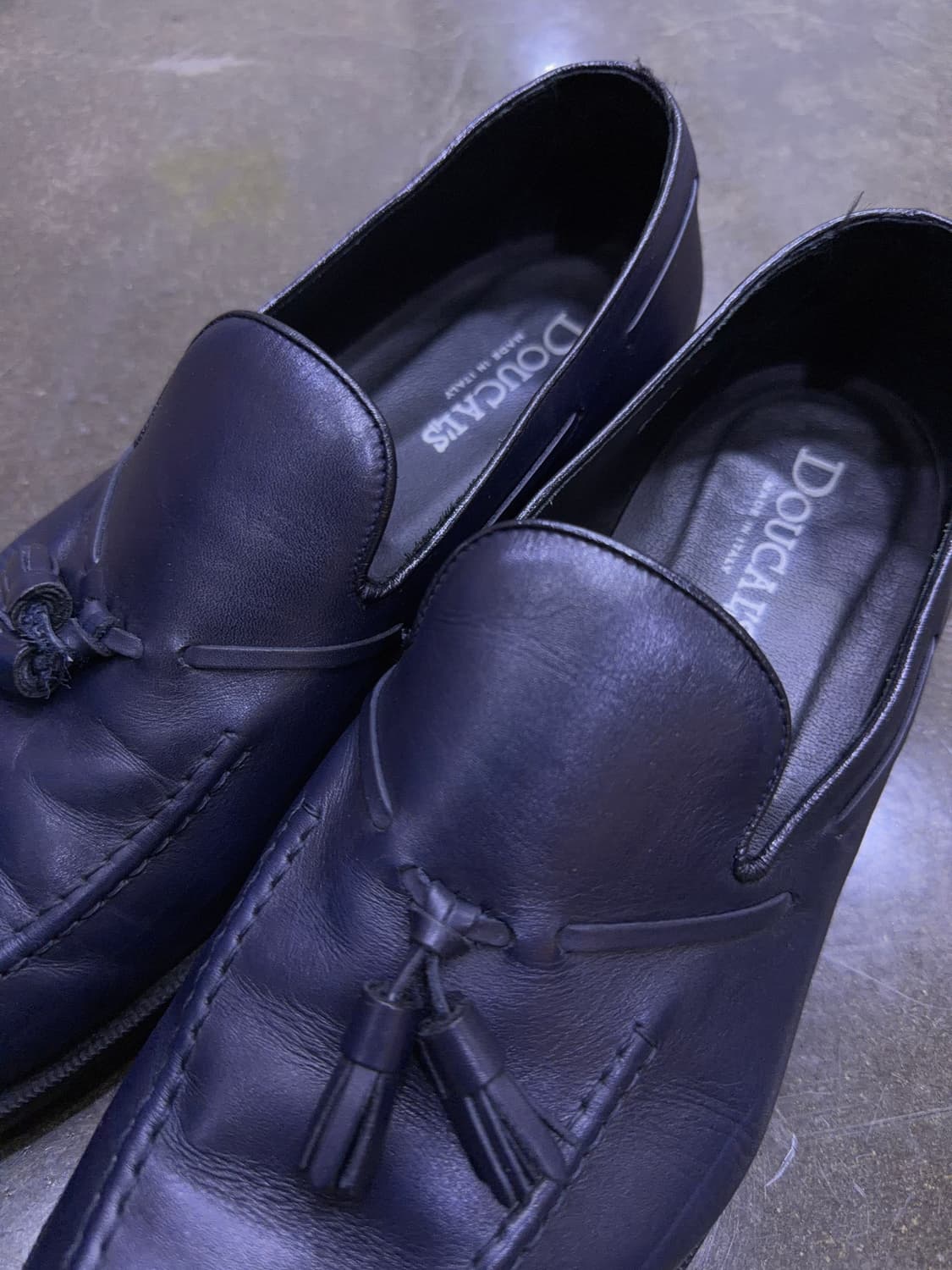 듀칼스 U팁 태슬로퍼 다크 블루 네이비 슈즈 43 상품이미지4