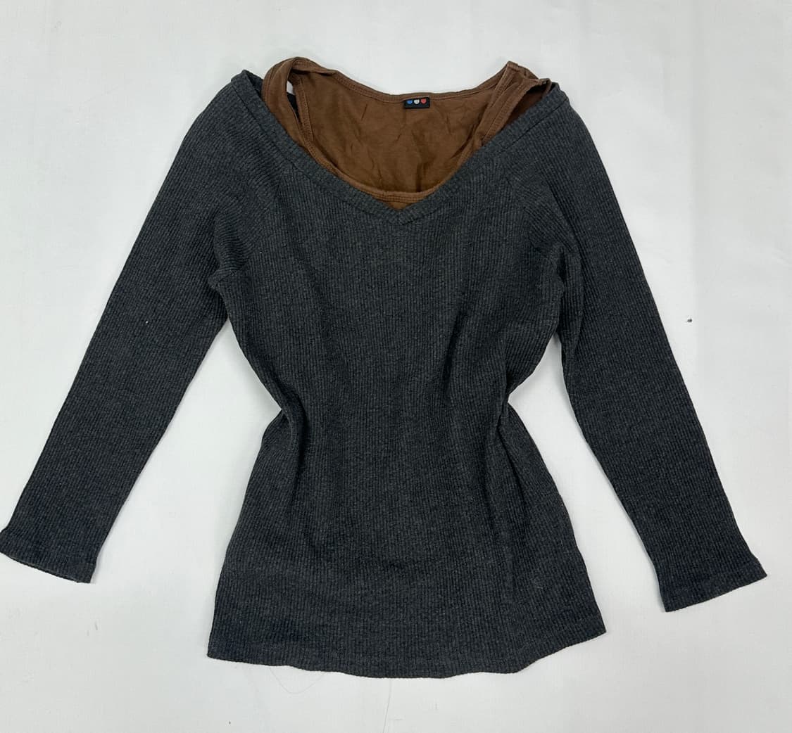 🤎y2k 밀리터리 펑크 코디세트🤎슬리브리스 보헤미안 오프숄더 스트릿 상품이미지2