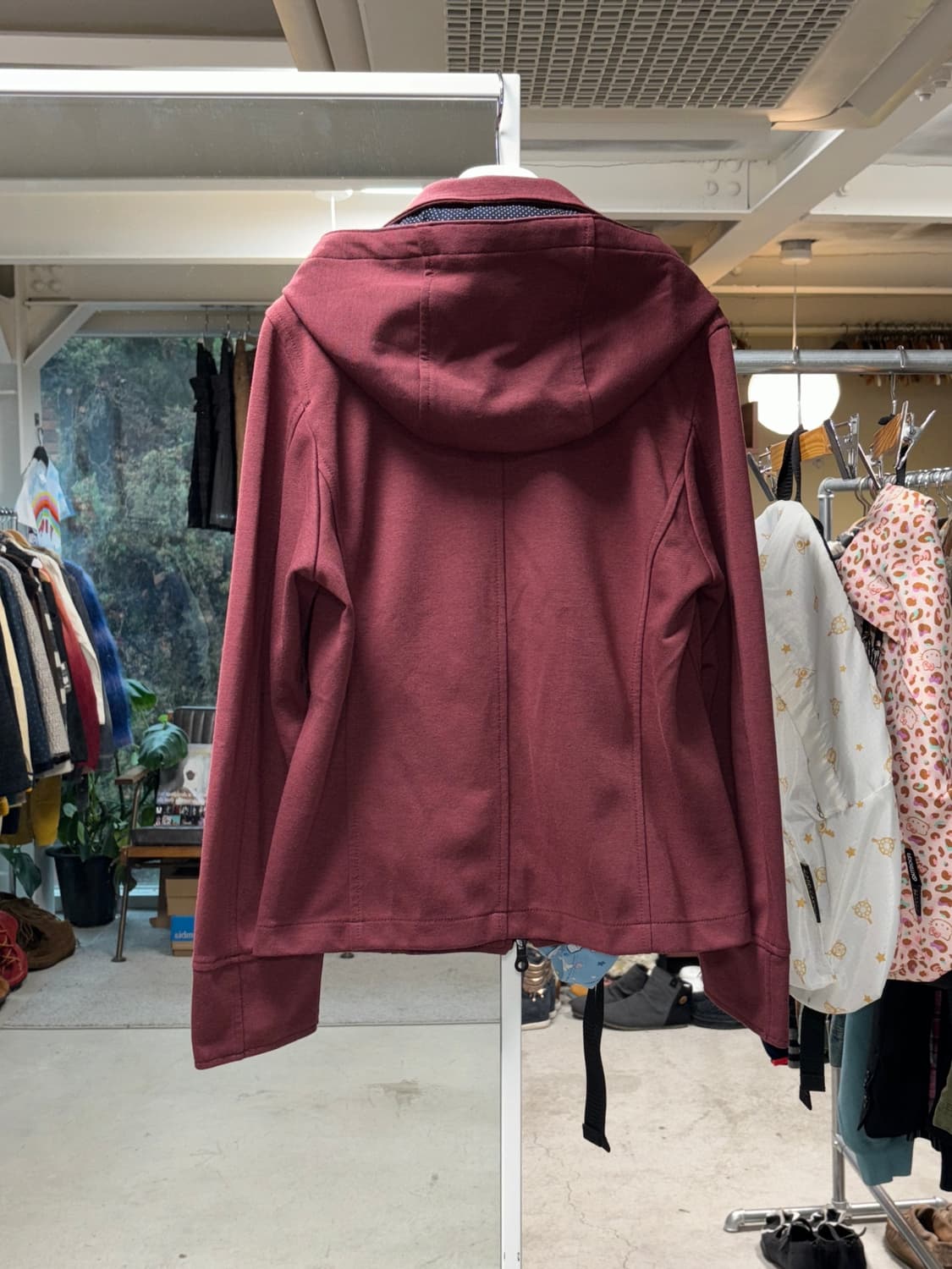 Hideaways 버건디 나폴레옹 후드자켓 상품이미지2