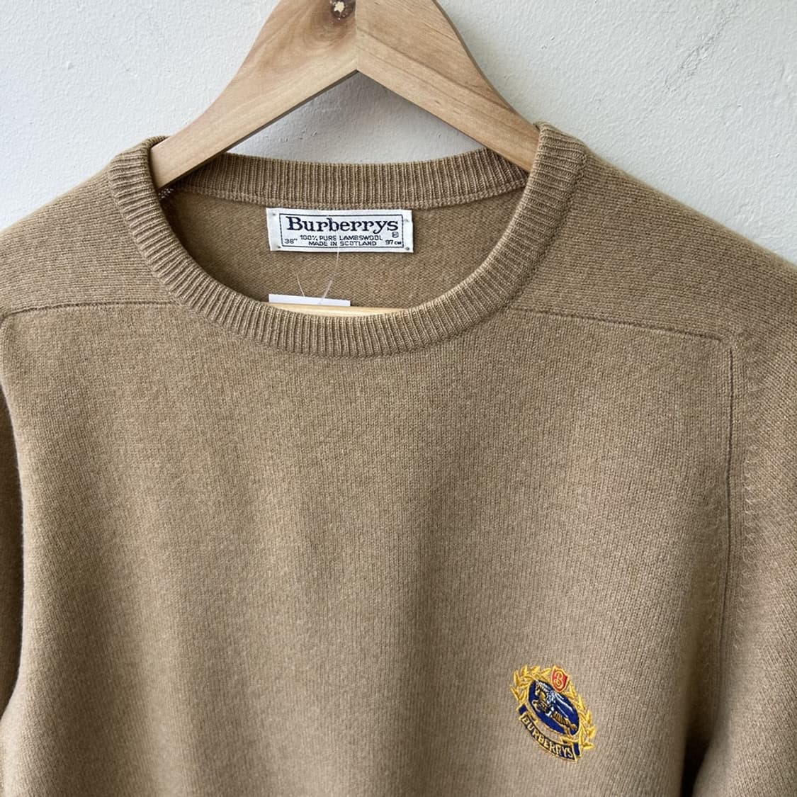 15346 - 버버리 자수 울 니트 (램스 울 100%) 상품이미지3