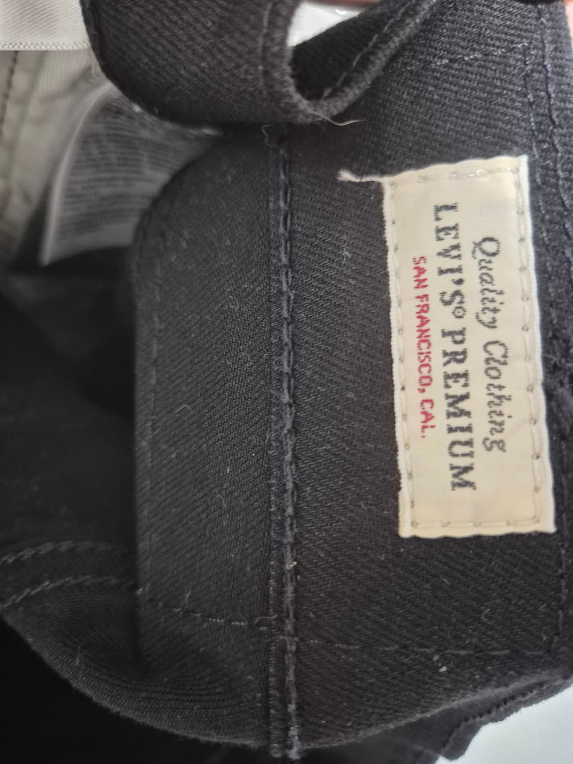 [30]리바이스 프리미엄 블랙 데님청바지 스판 상품이미지4