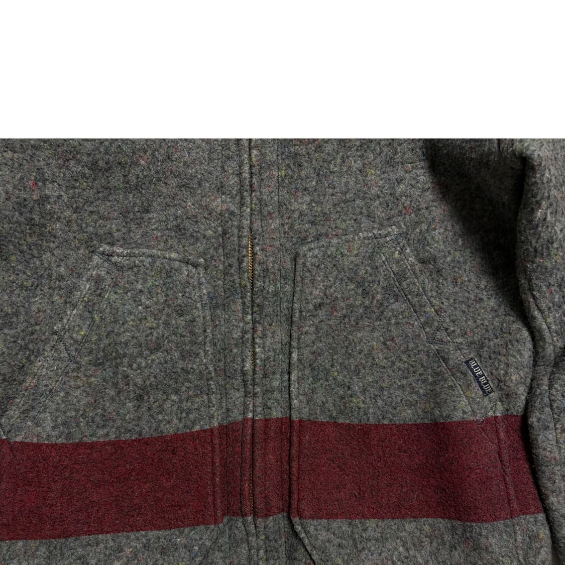 블루블루재팬 블랭킷 후드 집업 상품이미지2