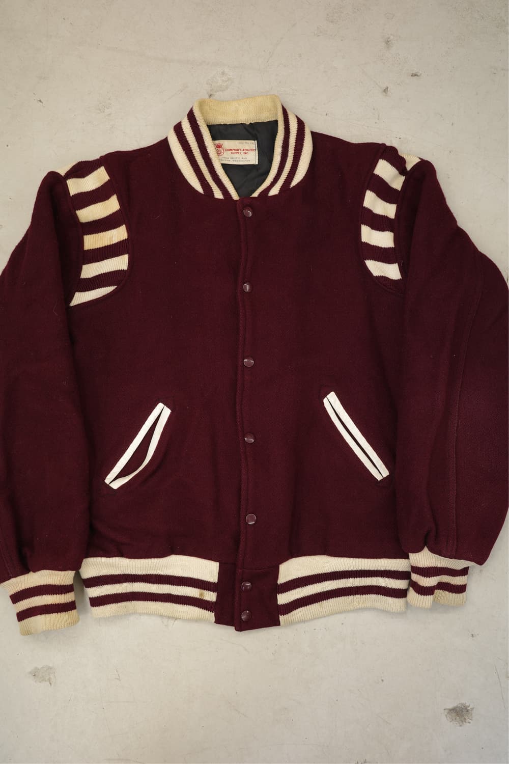 70sChampion Athletic Supply Inc 울 바시티 자켓 상품이미지2
