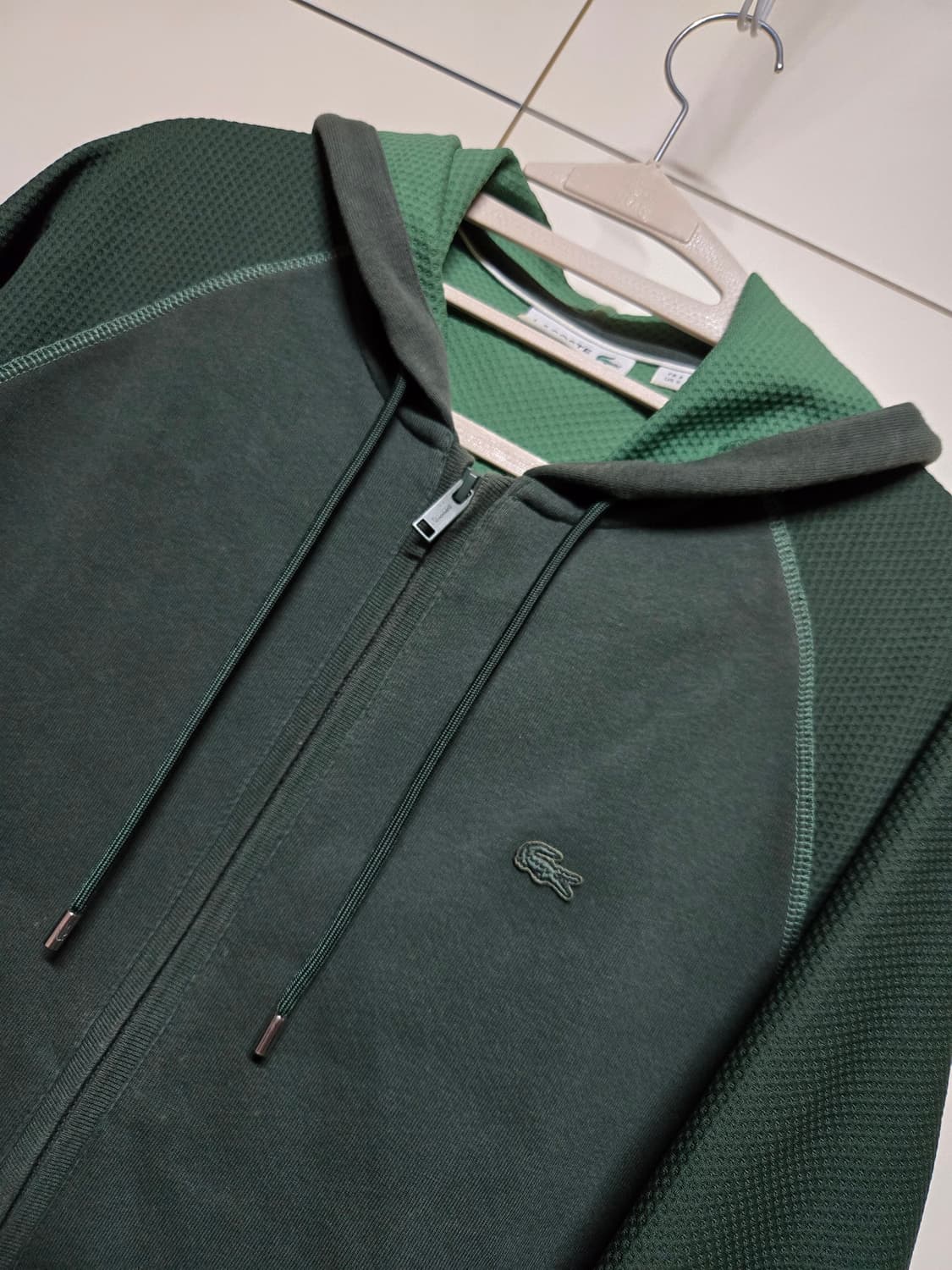 라코스테 딥그린 후드 집업 상품이미지1