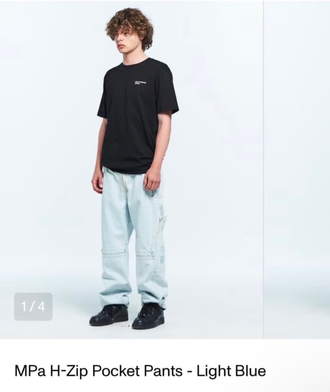 플라스틱 프로덕트 H-zip pocket pants M 상품이미지2