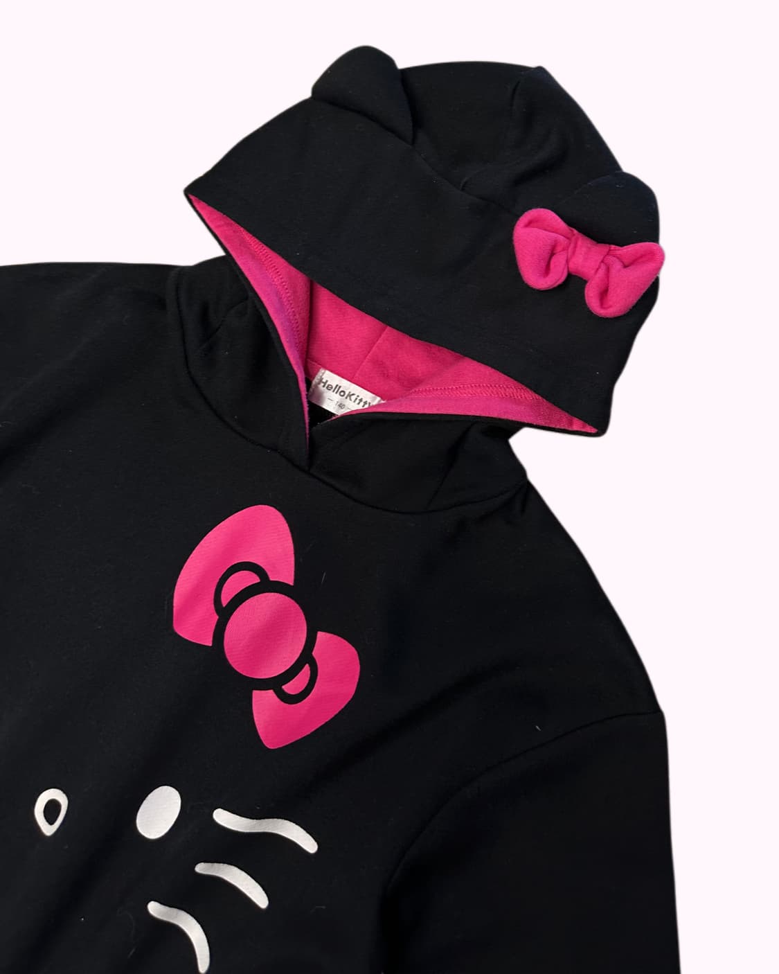 kitty face crop hood t-shirt 상품이미지3