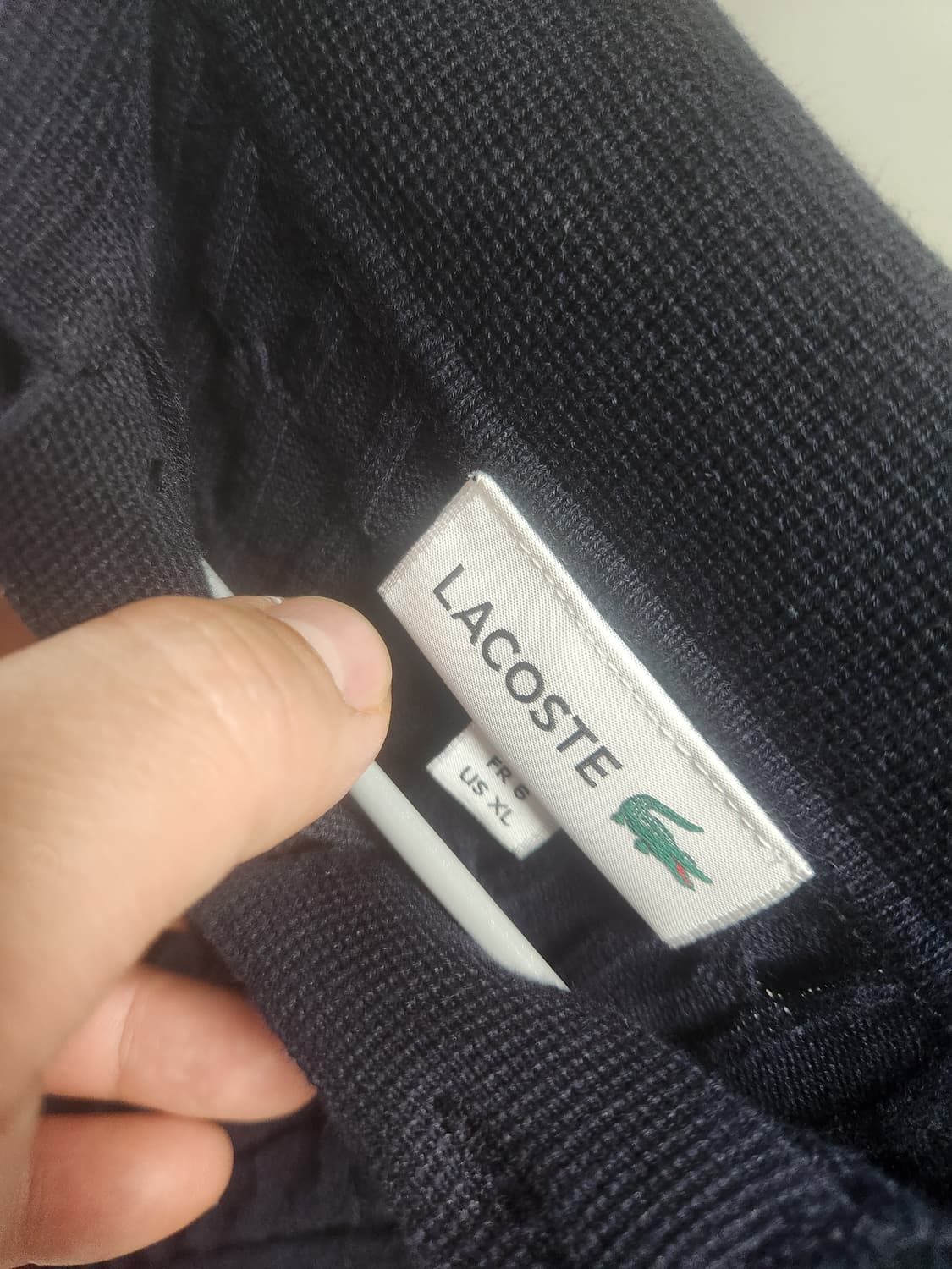 라코스테 케이블 니트반팔  상품이미지2