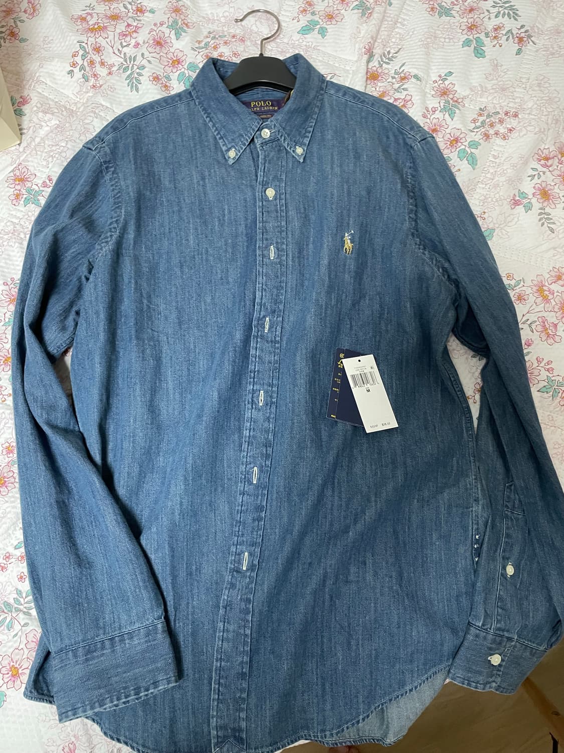 폴로 데님 셔츠 클래식 m 상품이미지1