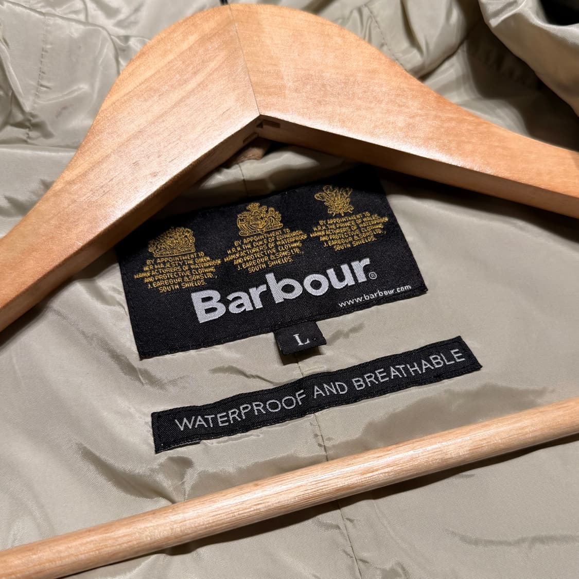 Barbour 바버 워터프루프 후드 사파리 자켓 L 상품이미지5