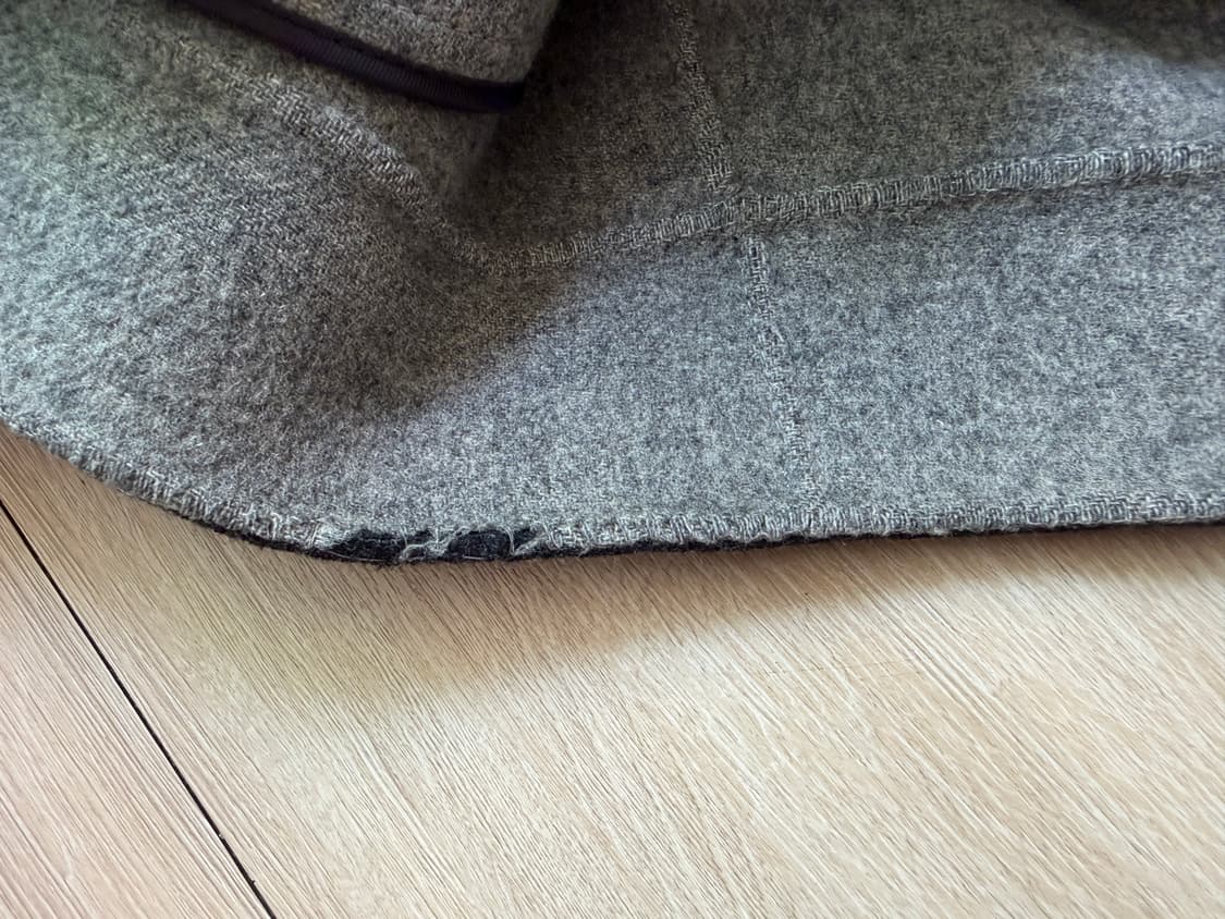 입생로랑 90s 빈티지 퍼카라 울자켓 상품이미지9