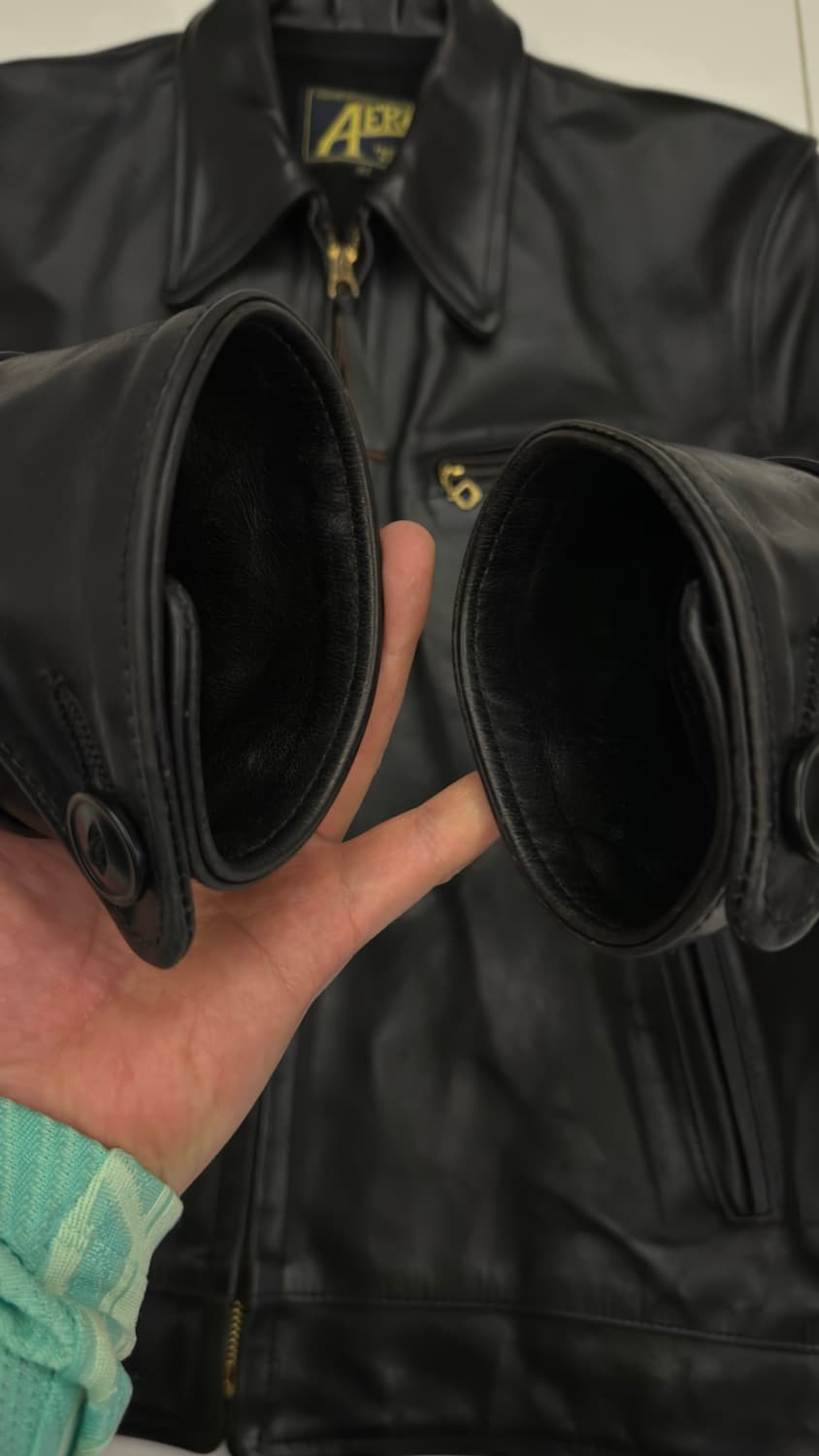 에어로레더 프리미어 하이웨이맨 말가죽 자켓 상품이미지3