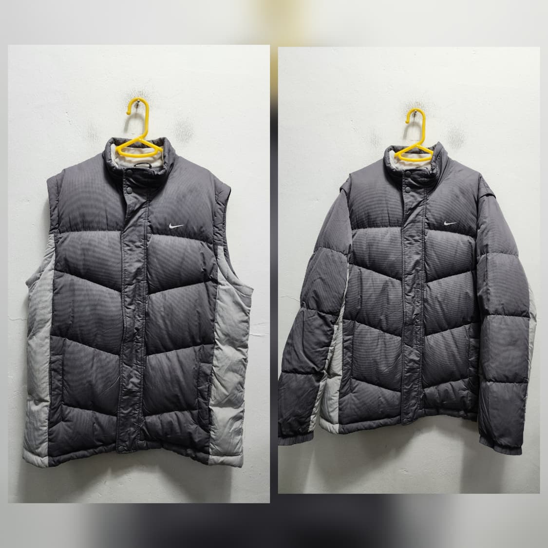 나이키 패딩 조끼 + 자켓 패딩 XL 상품이미지1