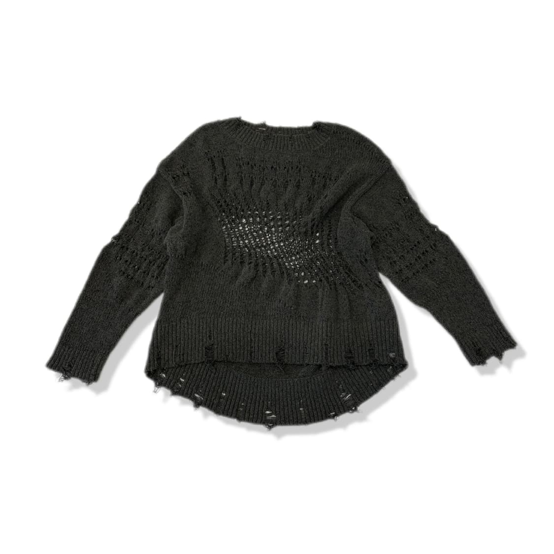 zara destroyed open-work knit 상품이미지1