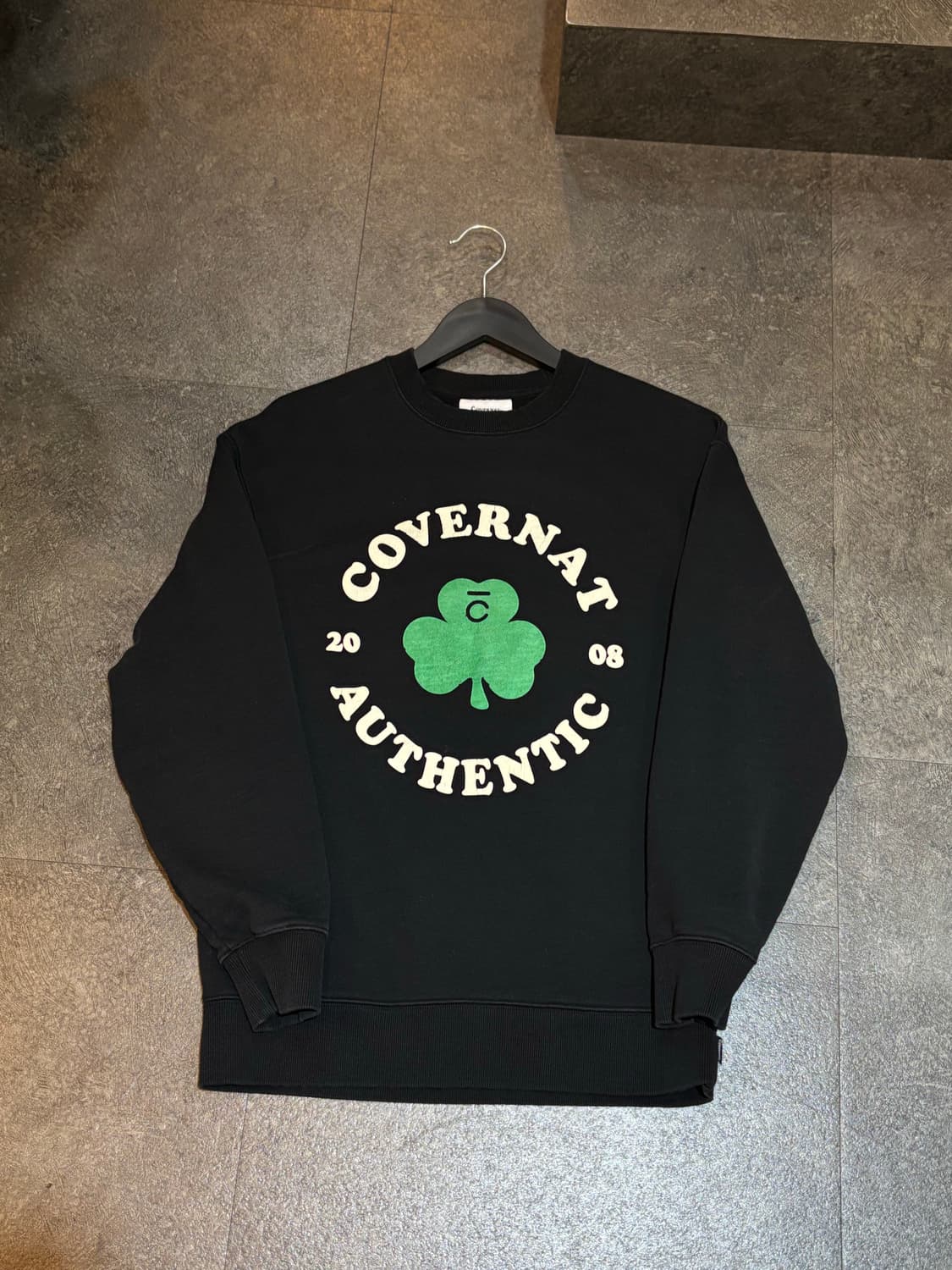 커버낫 맨투맨 블랙 S사이즈 상품이미지2