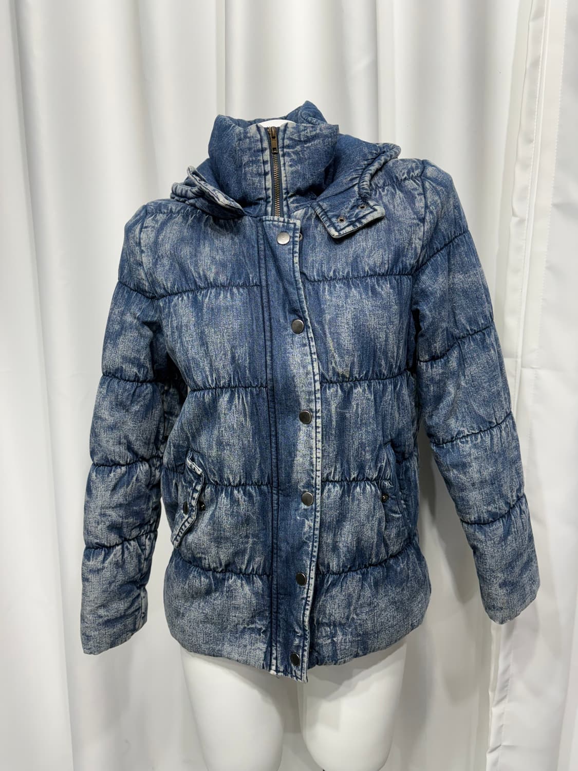 🎸워싱 데님 패딩🎸 상품이미지5