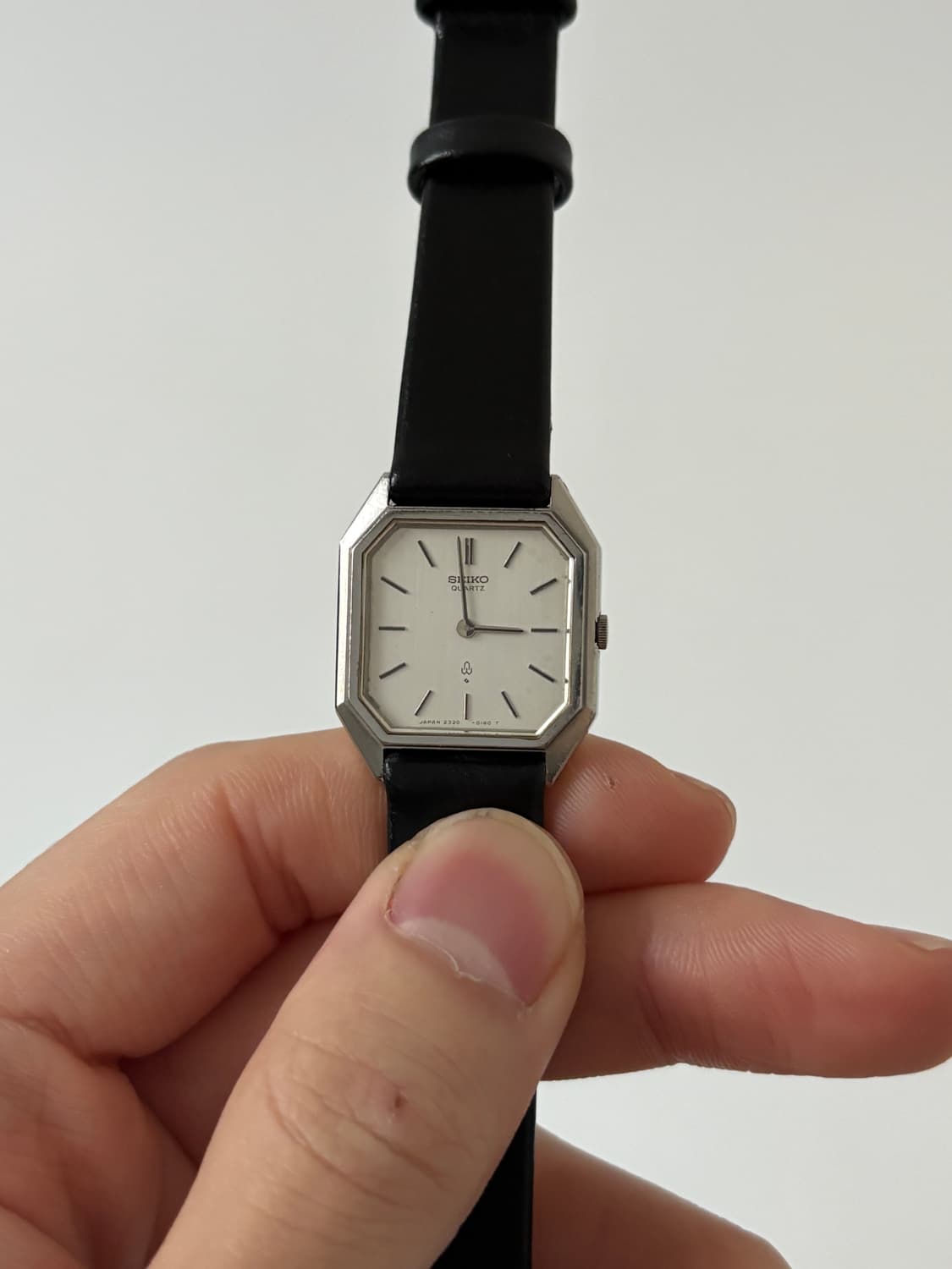 1980s Silver Octagon Case Ladies Quartz 상품이미지1