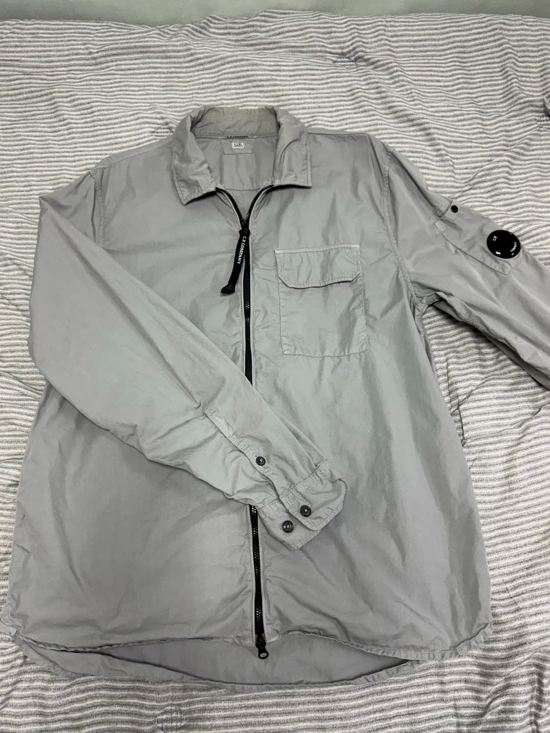 CP컴퍼니 그레이 코튼 오버셔츠(XL) 상품이미지2