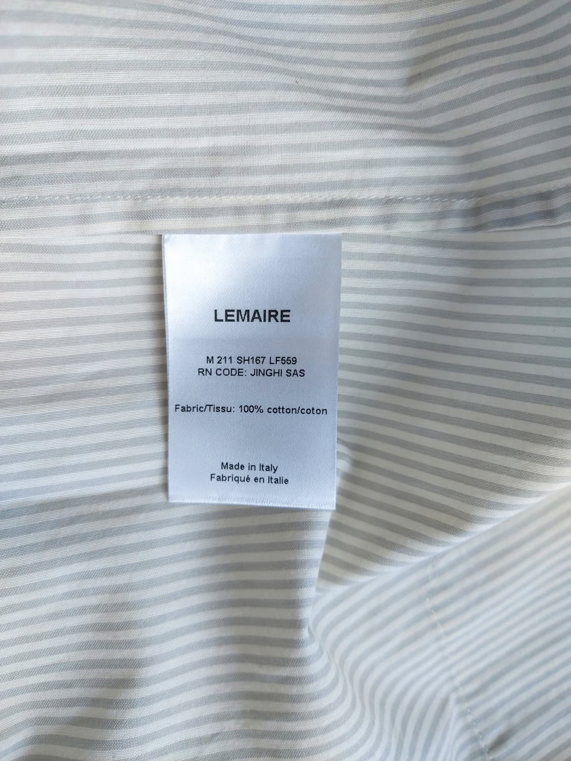 르메르 밀리터리 스트라이프 셔츠 50 상품이미지3