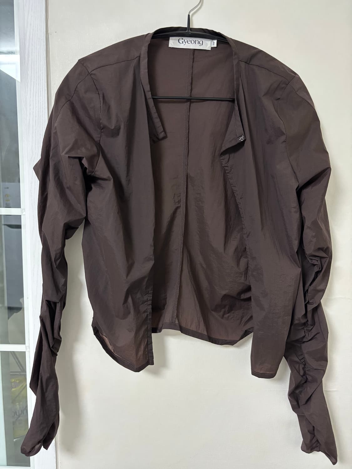 경 (Gyeong) Sheer Jacket Brown 2사이즈 상품이미지4