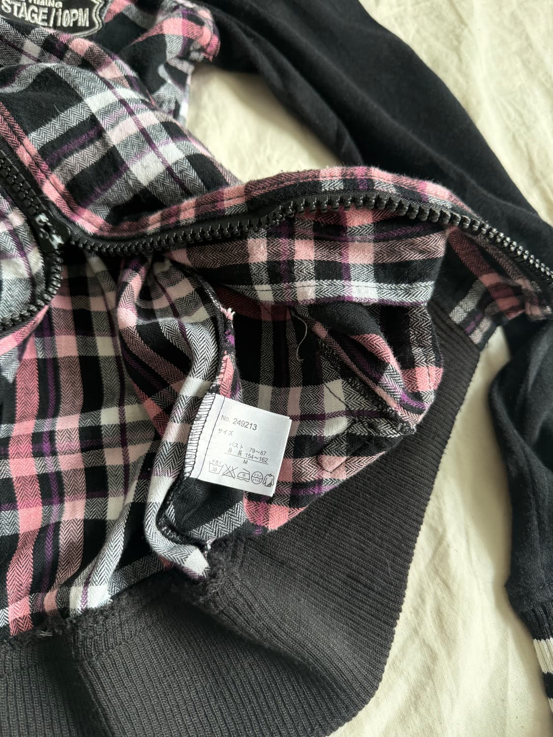 스카이봄버 캐캐체 펑크 투웨이 체크 집업 상품이미지8