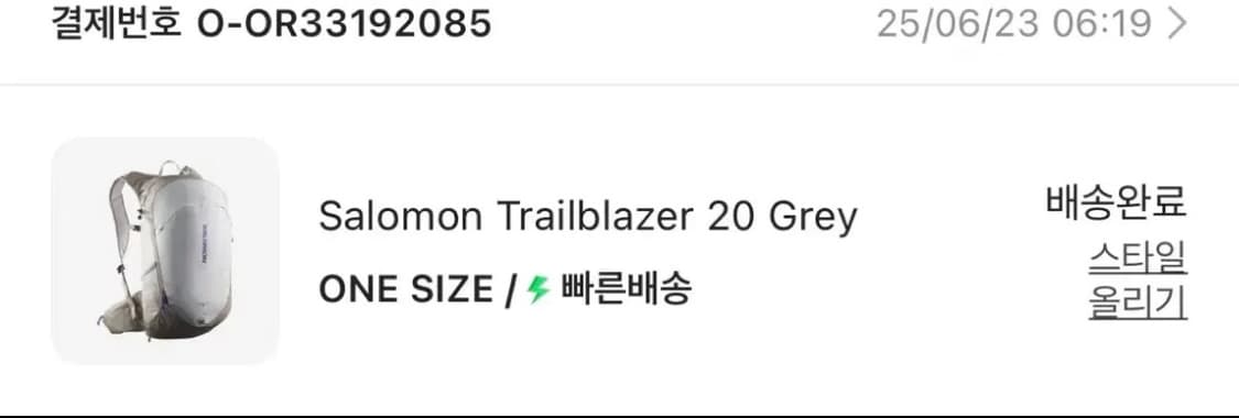 살로몬 트레일블레이저 20 그레이 상품이미지10