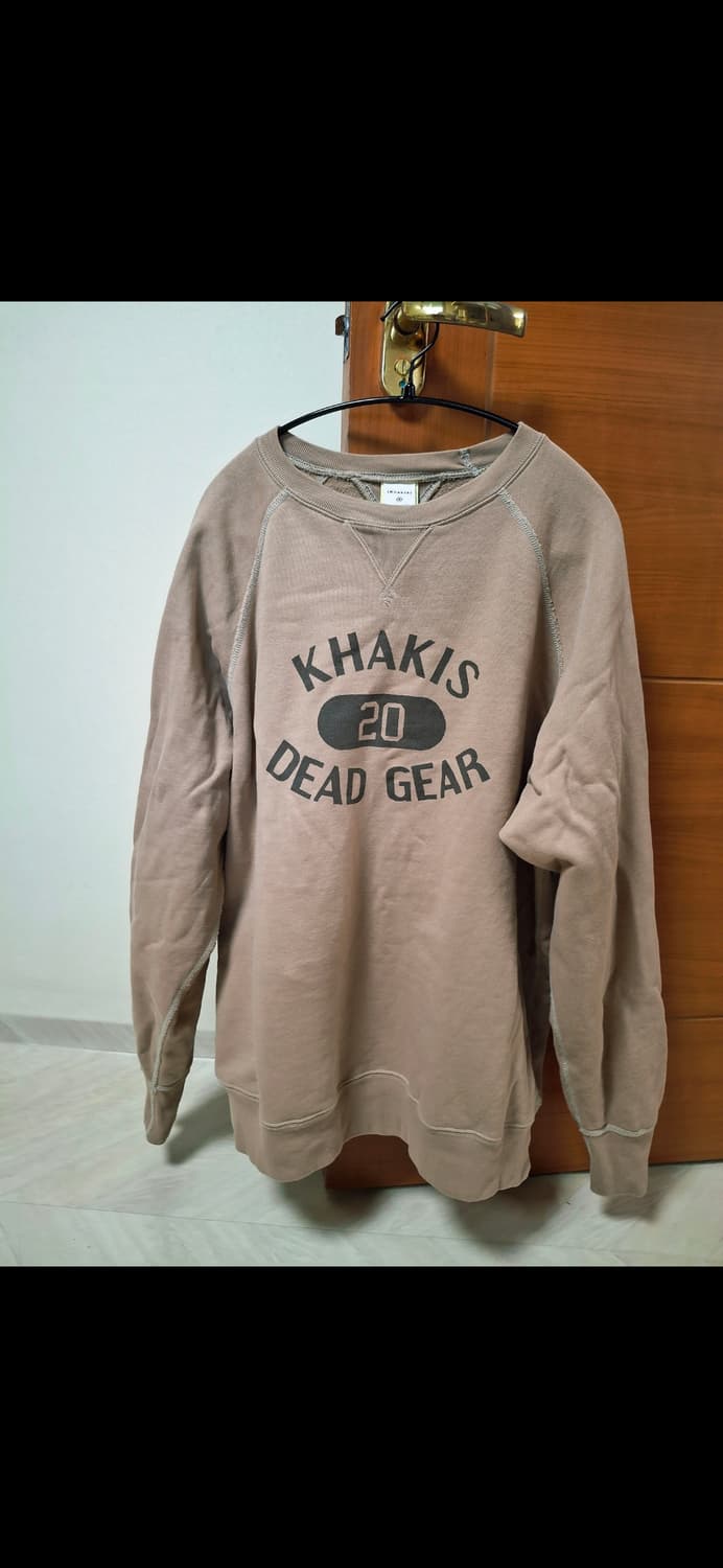 [4] 카키스 맨투맨 페일오렌지 상품이미지2