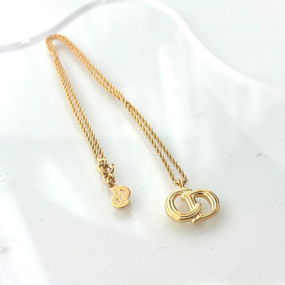 크리스찬 디올 CD 로고 목걸이 결버전 상품이미지3