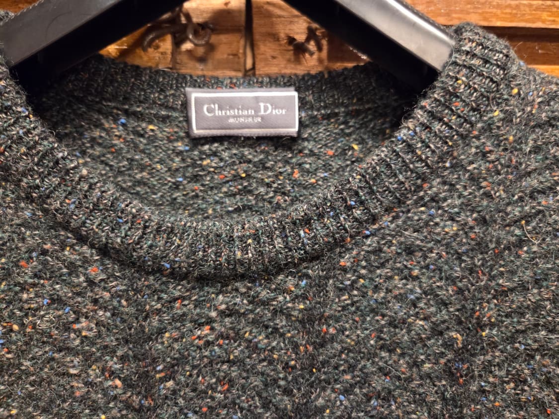 80'S 이브생로랑 도네갈트위드 니트 상품이미지4