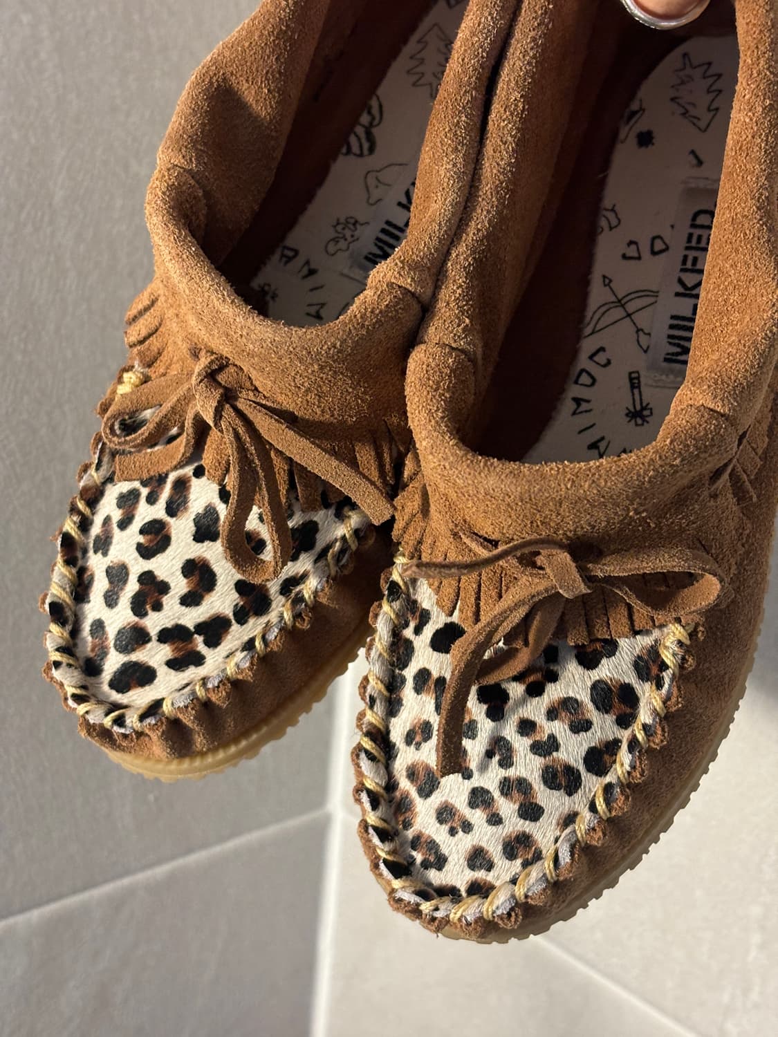 Amimoc milkfed 레오파드 모카신 상품이미지2