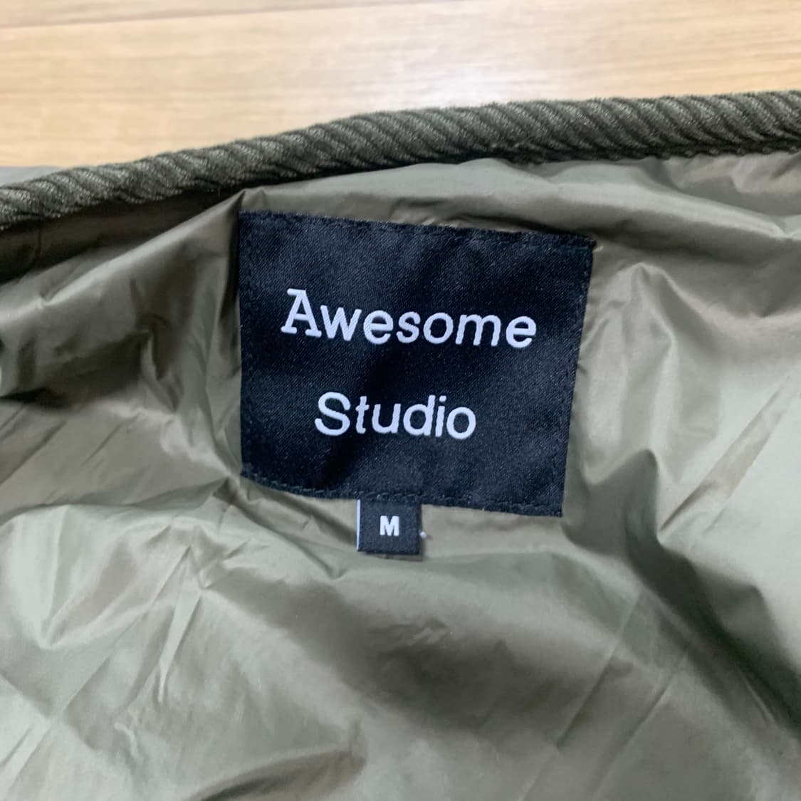 M)Awesome studio 깔깔이 퀼팅 자켓 상품이미지5