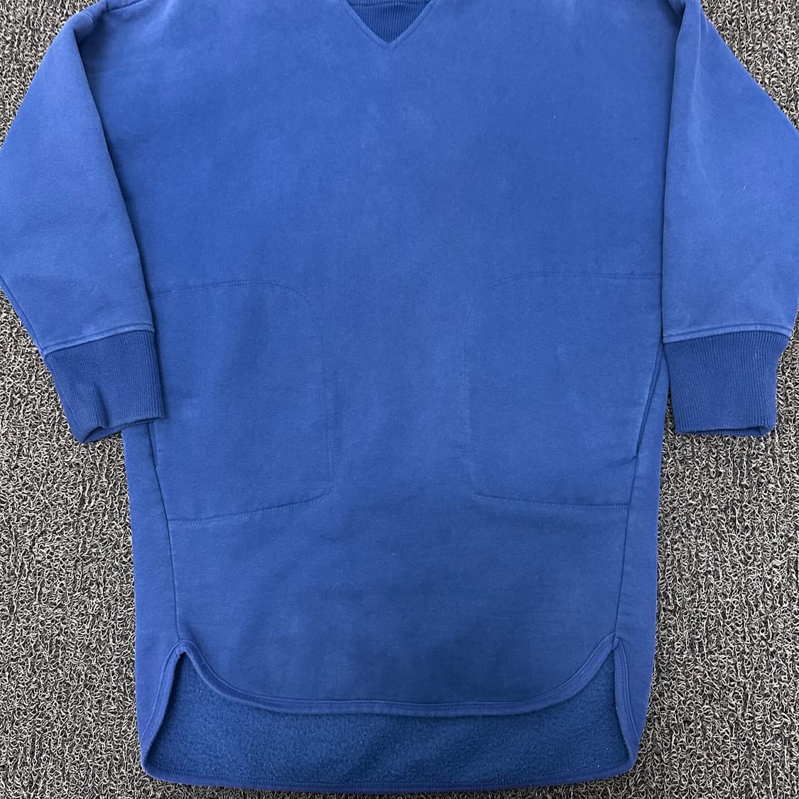 럭키슈에뜨 여성 기모 롱 원피스 블루 F 상품이미지3