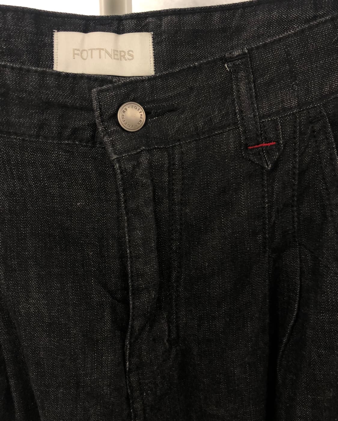 FOTTNERS 블랙 데님 팬츠 S 상품이미지2