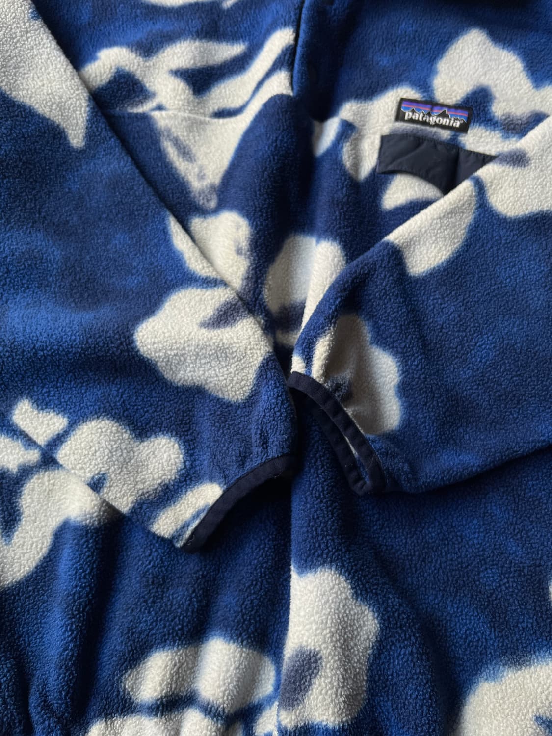 [M]파타고니아 신칠라 플라워 패턴 스냅 플리스 상품이미지6