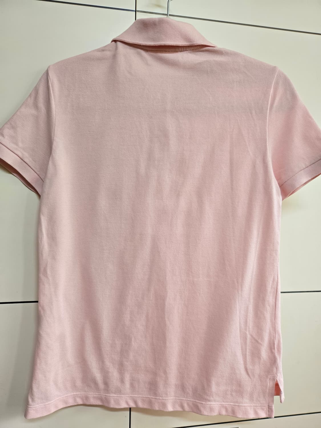 라코스테 여성 핑크 PK 카라 반팔티(95사이즈) 상품이미지4