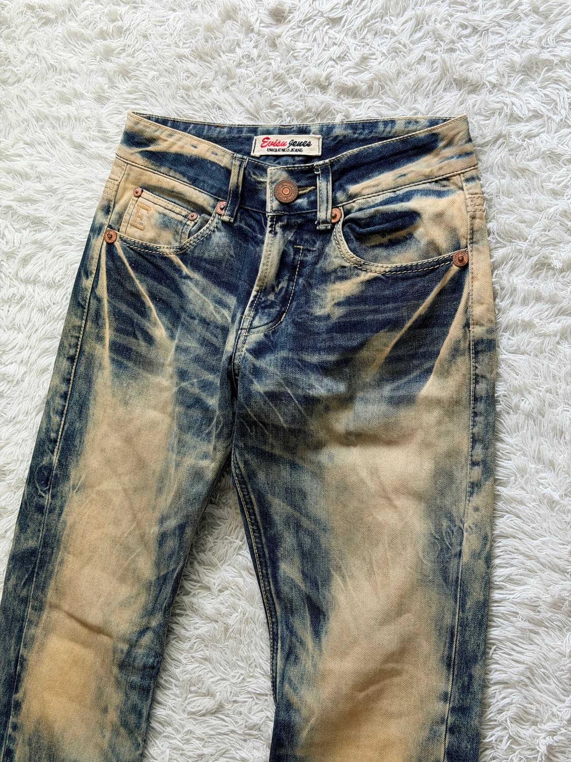 [RARE] 에비수(EVISU) "THE CORE" 빈티지 워싱 아카이브 상품이미지5