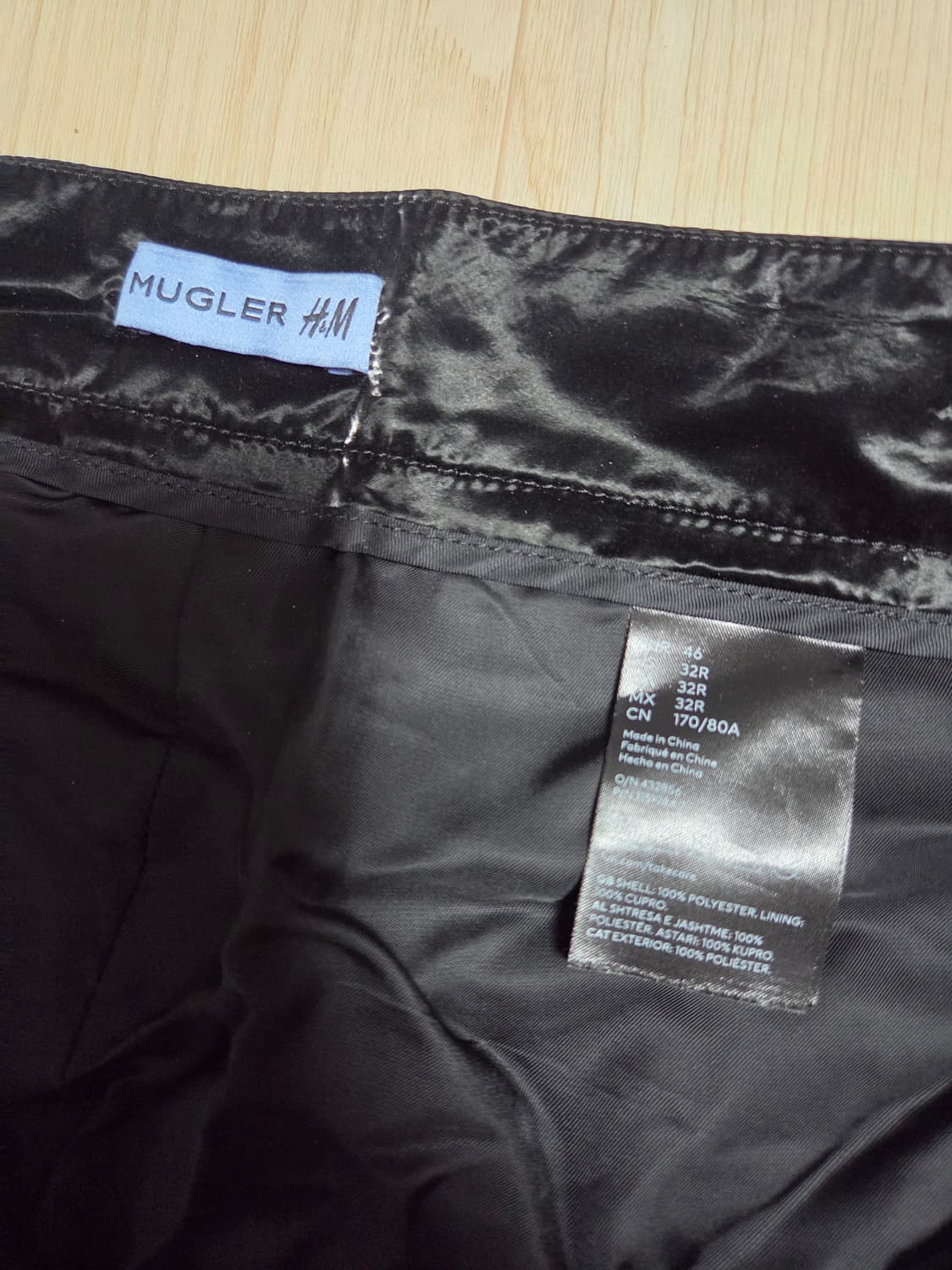 뮈글러 h&m 바이커팬츠 46사이즈 상품이미지2