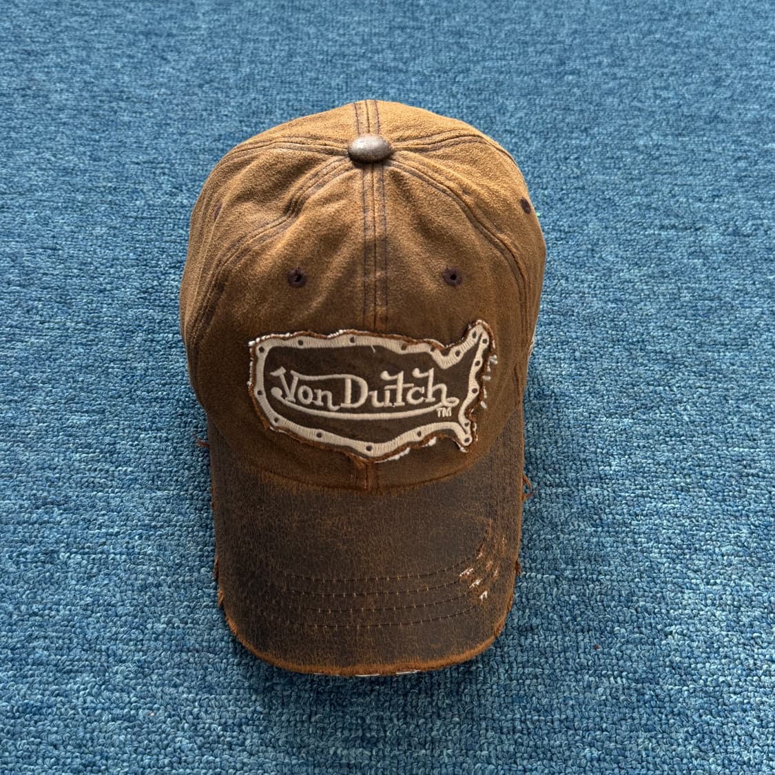 본더치 브라운 빈티지 볼캡 모자 상품이미지1