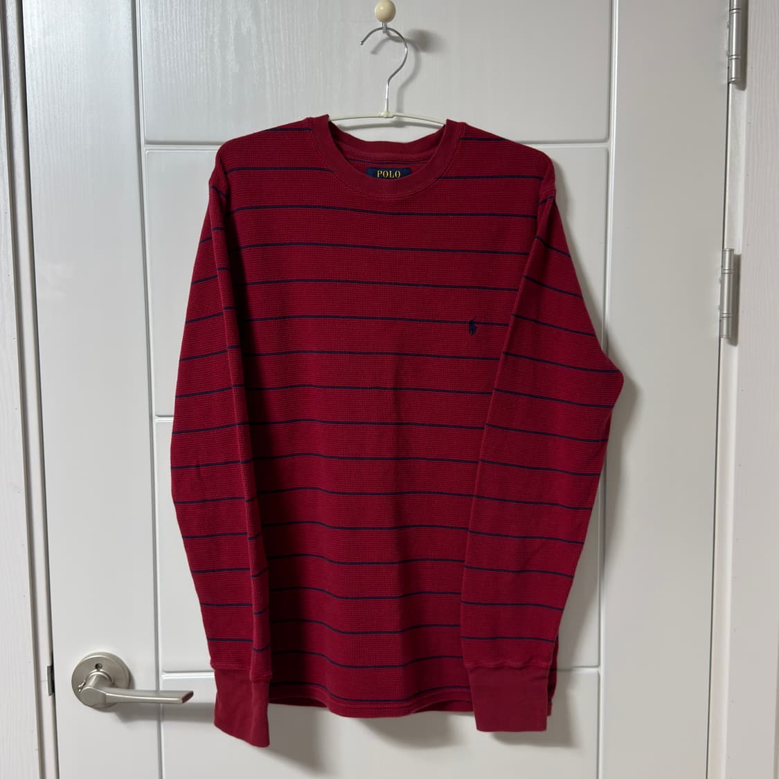 폴로 랄프로렌 와플 스트라이프 롱슬리브 긴팔티셔츠 상품이미지2