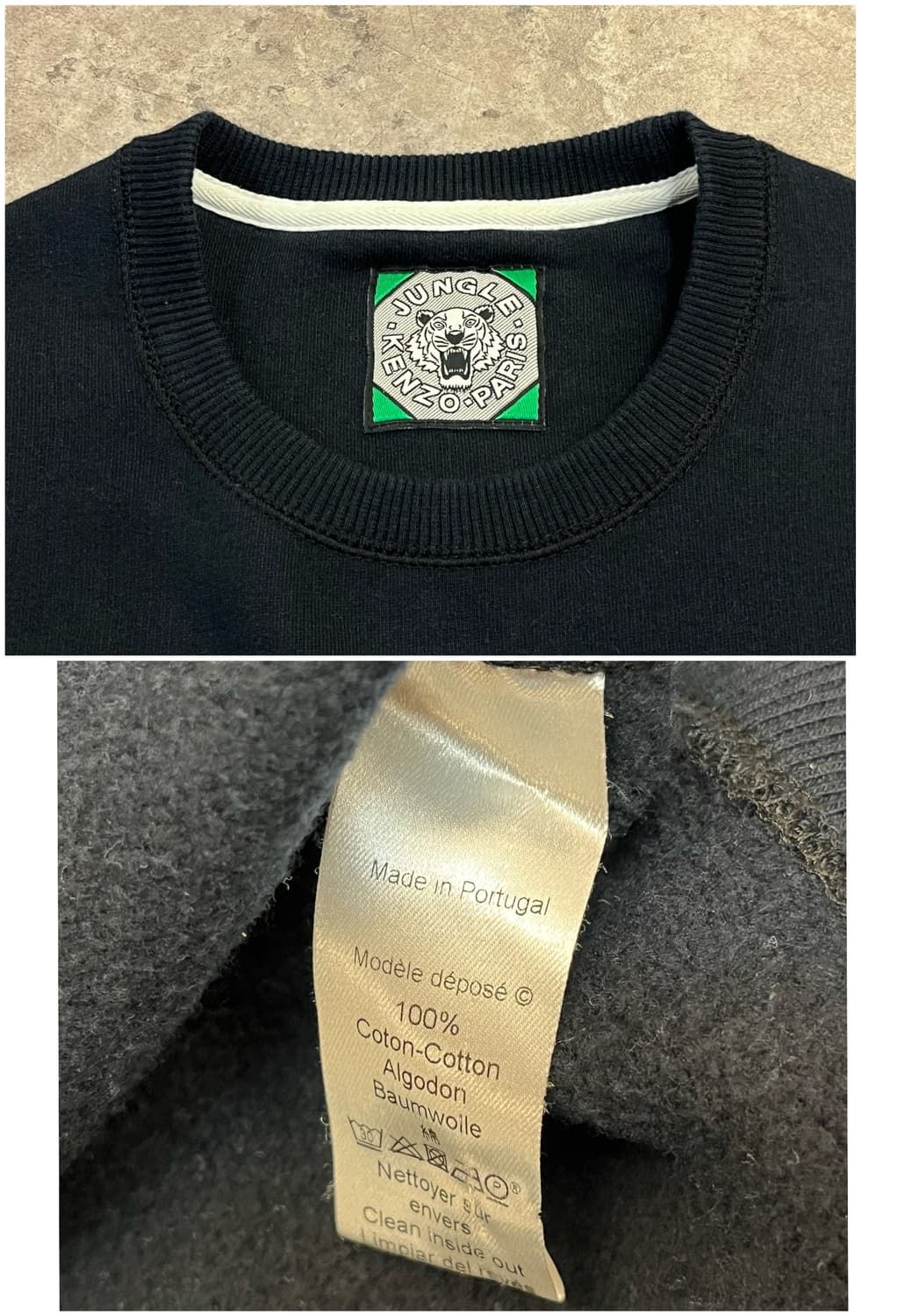 겐조 기모 맨투맨 블랙 #csz2844 상품이미지4