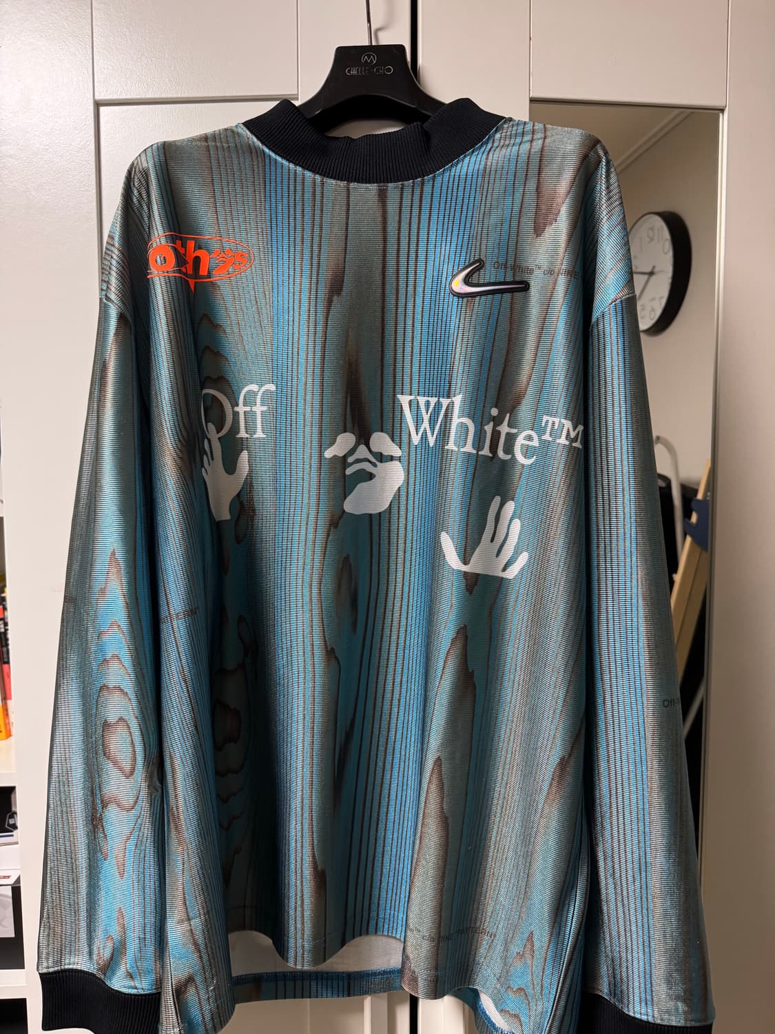 나이키 오프화이트 져지 임페리얼 블루 m 상품이미지1