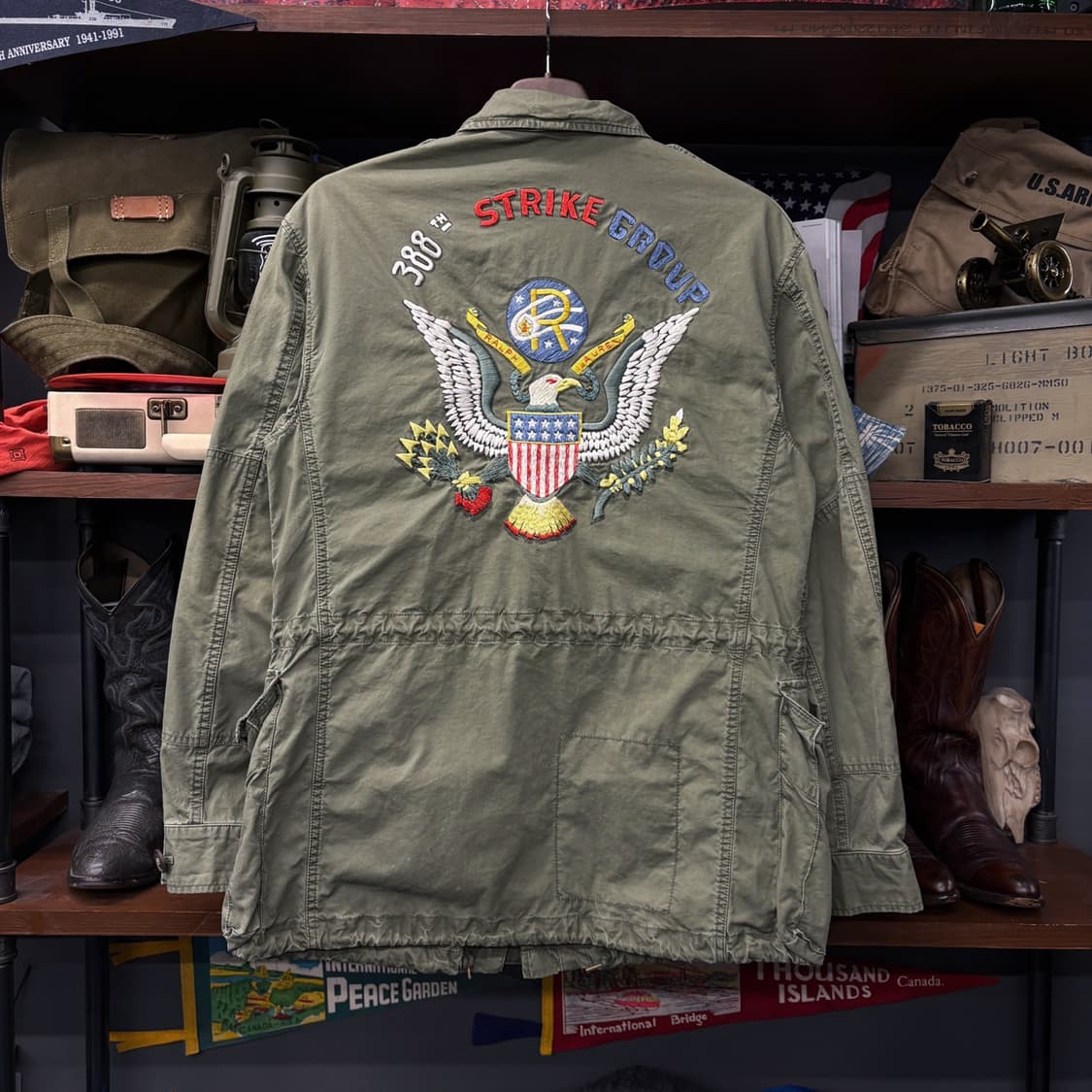 90s 폴로랄프로렌 수베니어 M-43 밀리터리 필드자켓 N172 상품이미지2