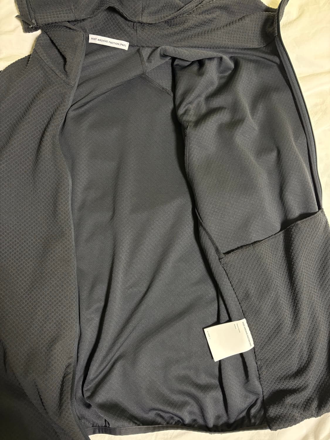 포스트아카이브팩션 플리스 후디 차콜 L 상품이미지8