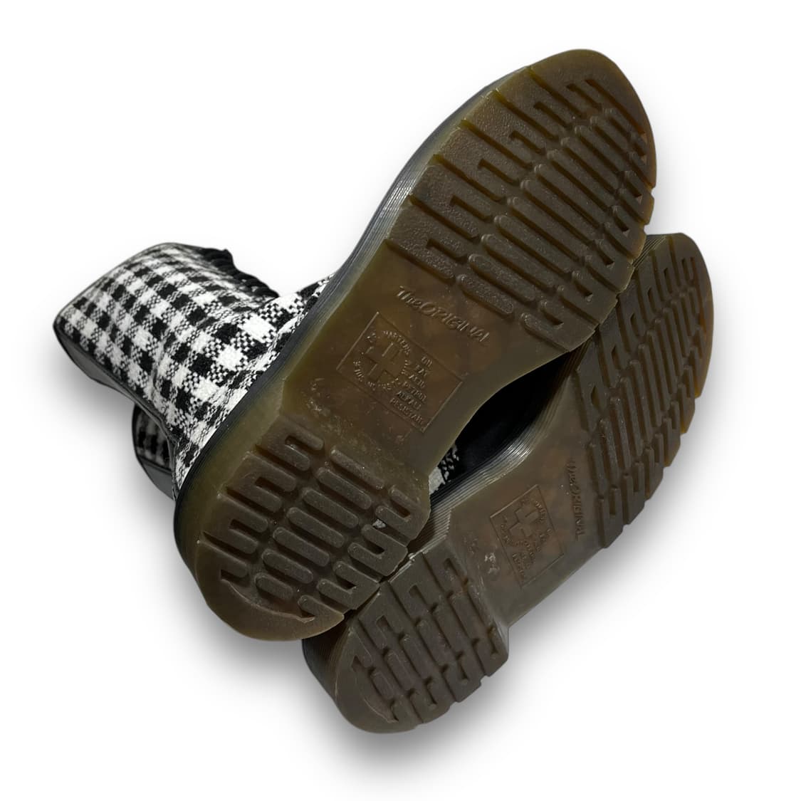Dr. Martens 14-hole checkered boots  상품이미지6