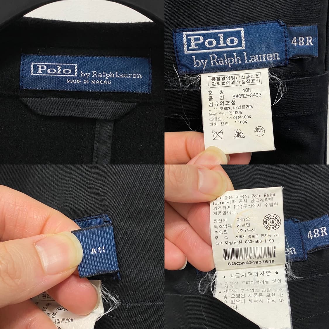 폴로 랄프로렌 엘보 레더 패치 울 3B 블레이저 상품이미지10