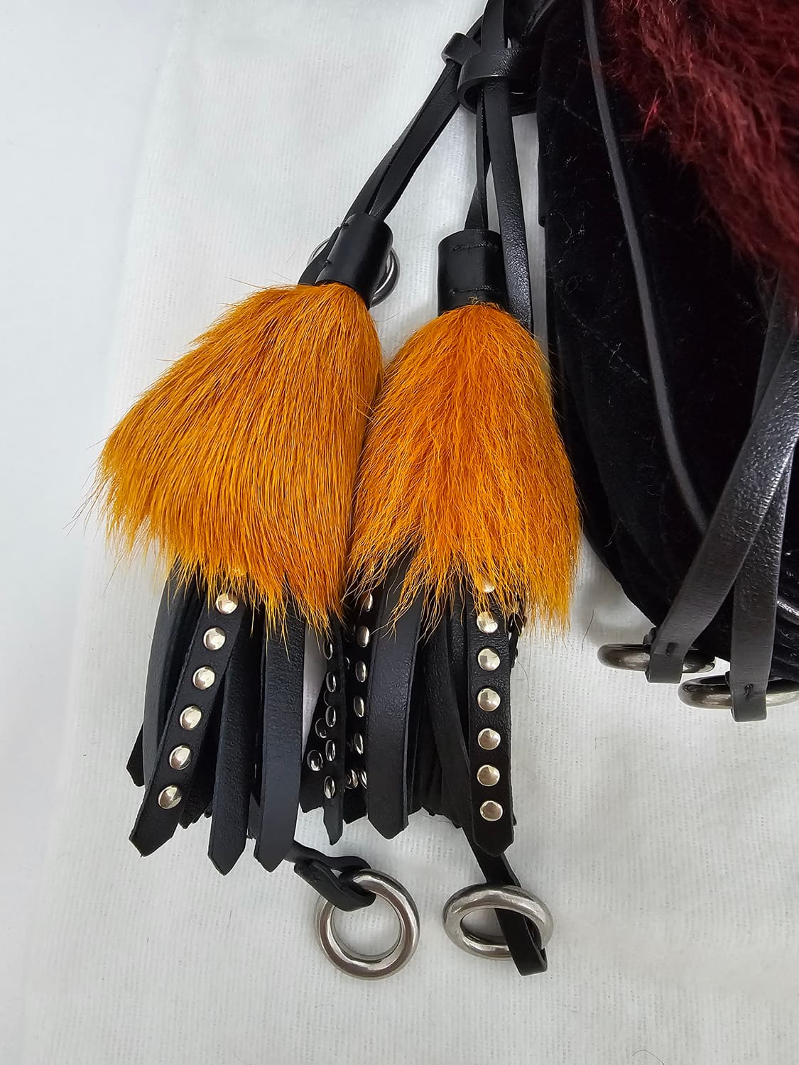 (새상품) 프라다 컬렉션 양털 핸드백 미니백 상품이미지4